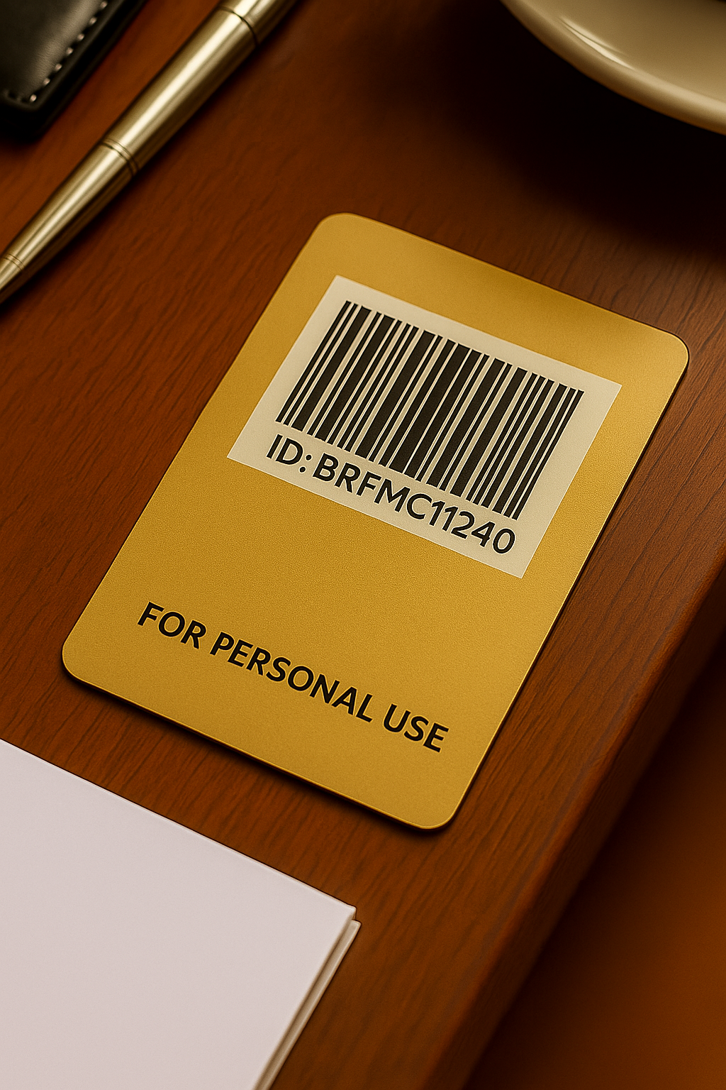 Golden Membership Card - The House of Bolkiah